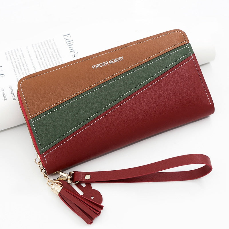 Women Leather Clutch Wallet Credit Card Phone Holder