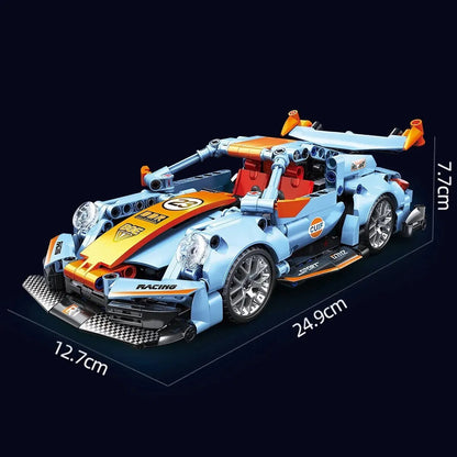 Sports Car Racing Puzzle Assembly 523pcs Block Toys - treasure supply