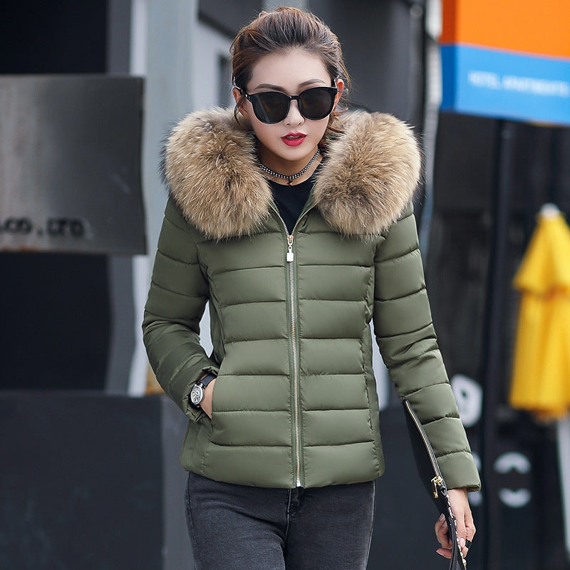 Winter women Long Down-Cotton Jacket - treasure supply