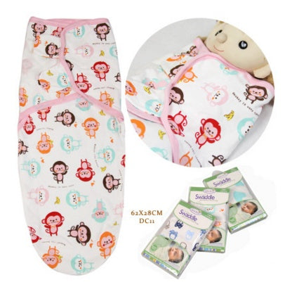 Cotton baby wrapped towel, baby sleeping bag - Treasure supply