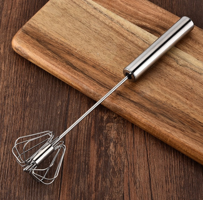 Stainless Steel Hand Pressure Rotary Semi-automatic Whisk