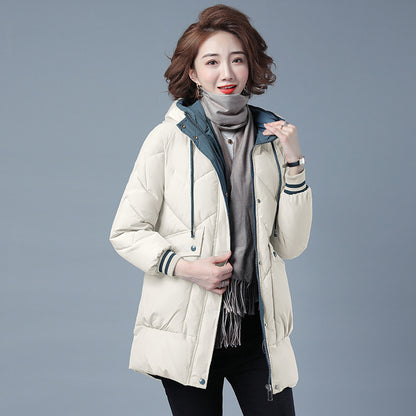 Women Thickened Puffer Jacket Winter Clothing - treasure supply