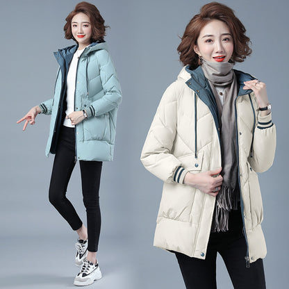 Women Thickened Puffer Jacket Winter Clothing - treasure supply