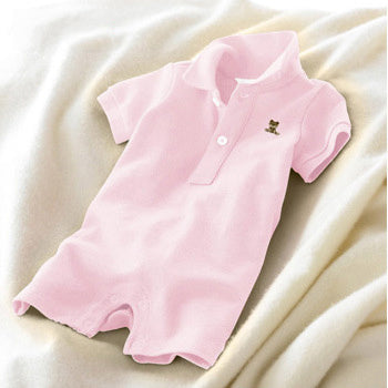 POLO Lapel Baby One-piece Romper