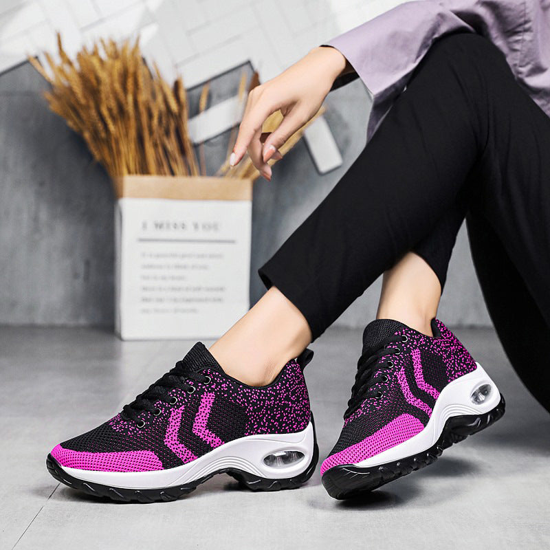 Women Air Cushion Breathable Sports Shoes - treasure supply