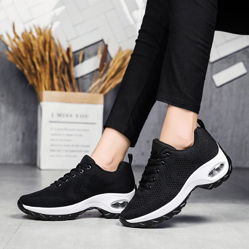 Women Air Cushion Breathable Sports Shoes - treasure supply