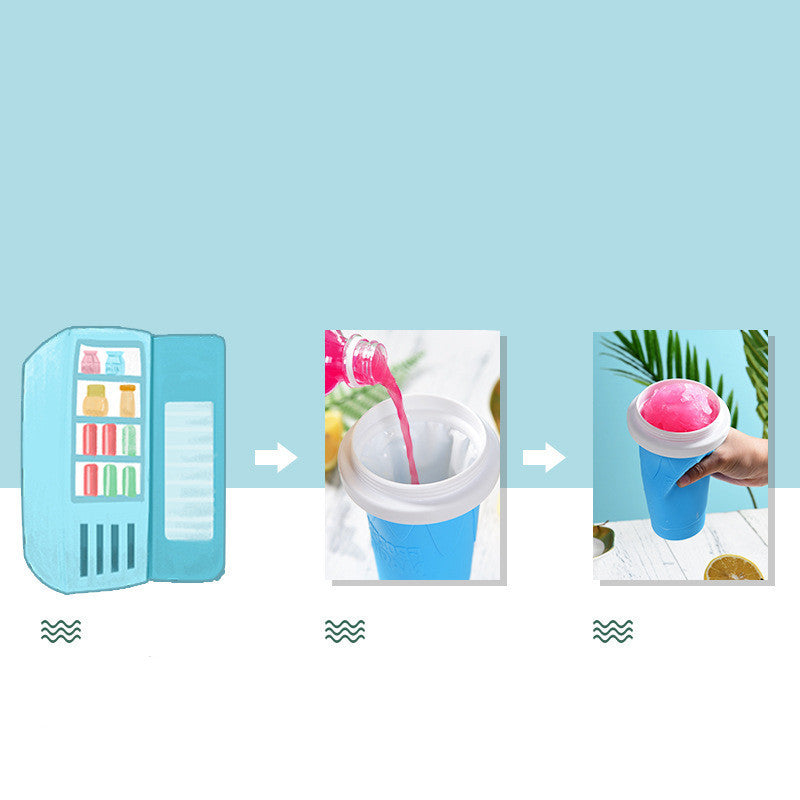 Slushie Maker Cup Quick-Frozen Smoothies Bottle