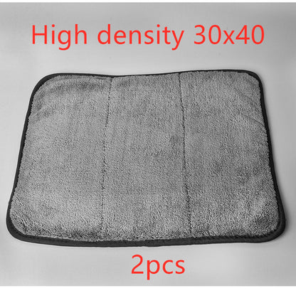 double-sided velvet thickened car wash towel - treasure supply