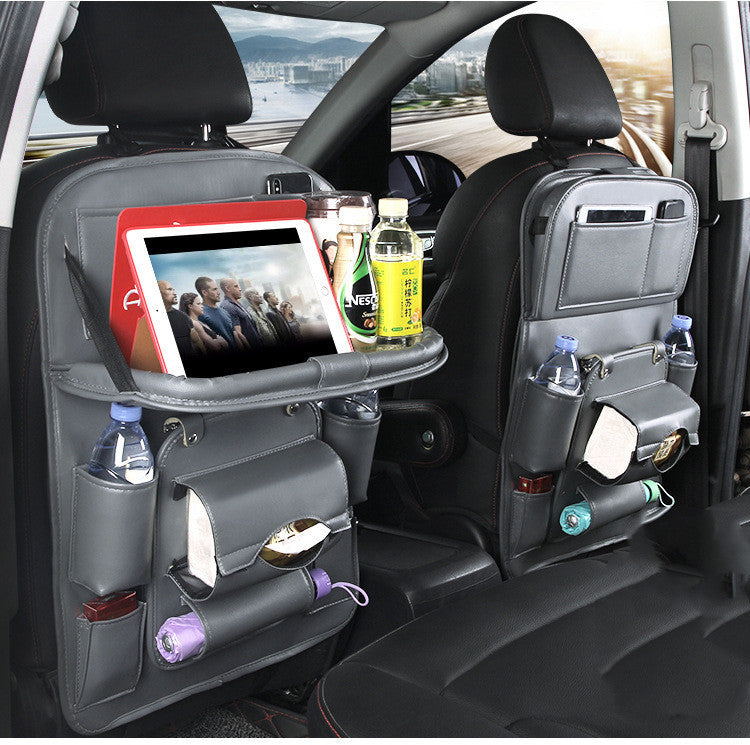 Car Storage Multifunction Seat Back Tray Hanging Bag