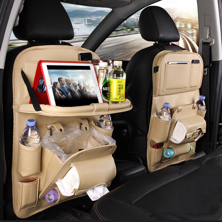 Car Storage Multifunction Seat Back Tray Hanging Bag