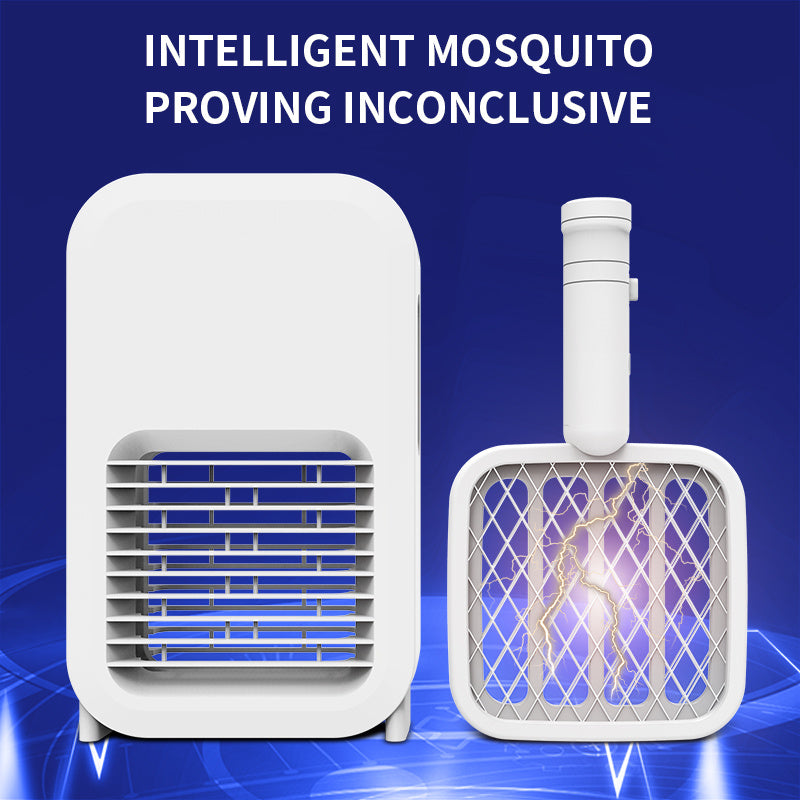 2in1 LED Mosquito Killer Lamp Mosquito Racket - treasure supply