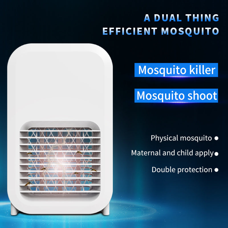 2in1 LED Mosquito Killer Lamp Mosquito Racket - treasure supply