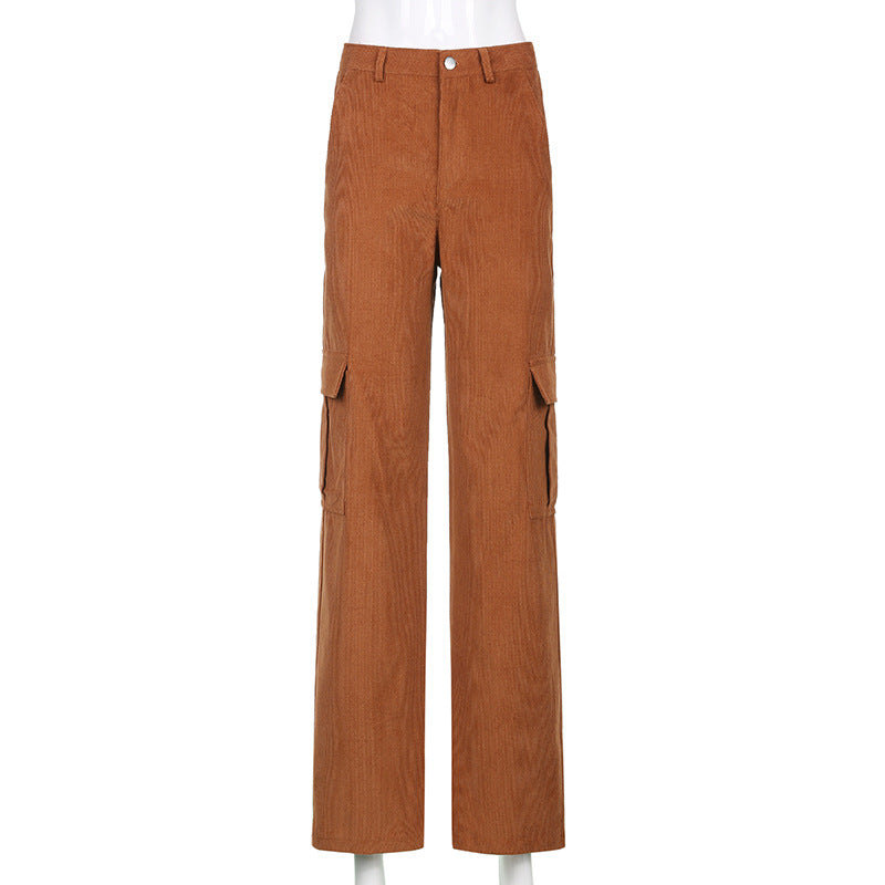 Women Cargo Pants Y2K Retro Style Trousers 90S