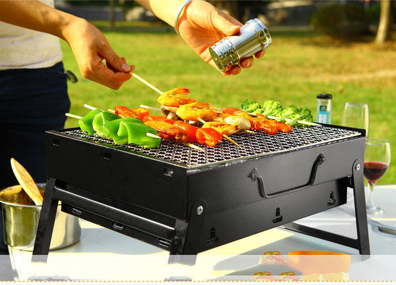 Folding Portable Charcoal BBQ Grill