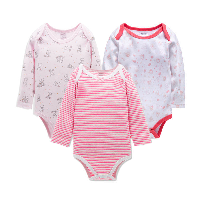 3 Pack New Born Baby Clothes Full Sleeves Onesies - Treasure supply