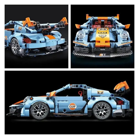 Sports Car Racing Puzzle Assembly 523pcs Block Toys - treasure supply