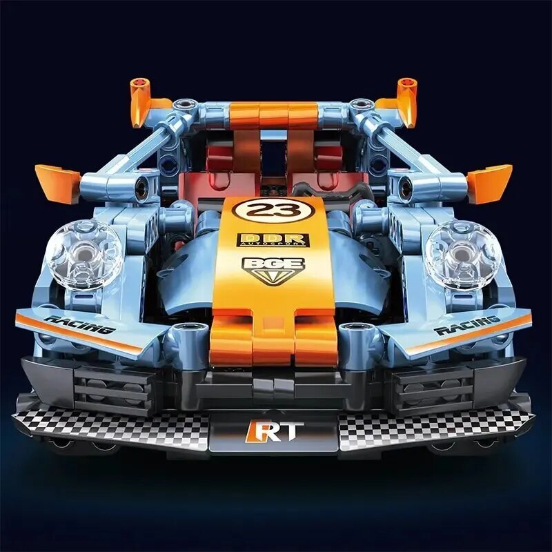 Sports Car Racing Puzzle Assembly 523pcs Block Toys - treasure supply