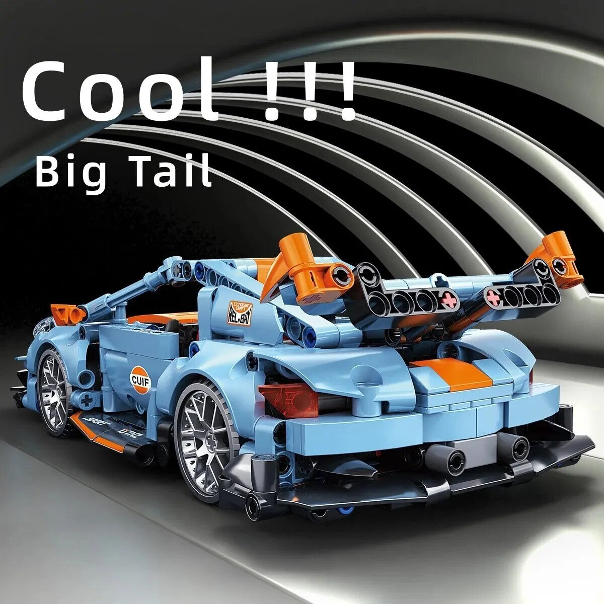 Sports Car Racing Puzzle Assembly 523pcs Block Toys