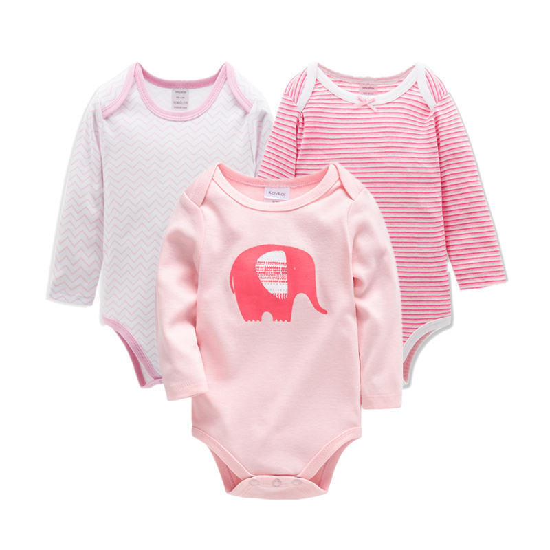 3 Pack New Born Baby Clothes Full Sleeves Onesies