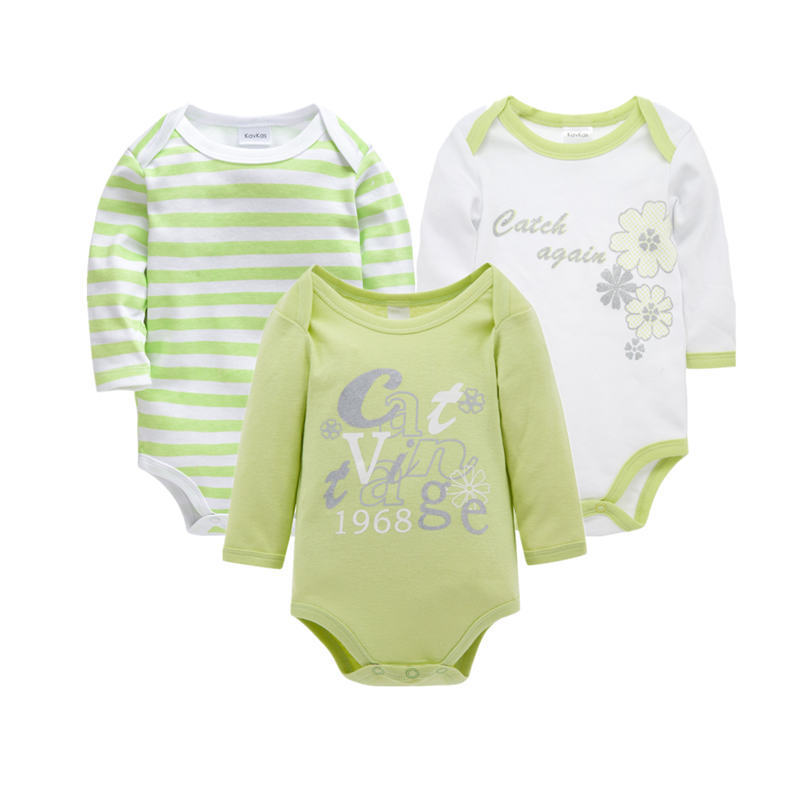 3 Pack New Born Baby Clothes Full Sleeves Onesies