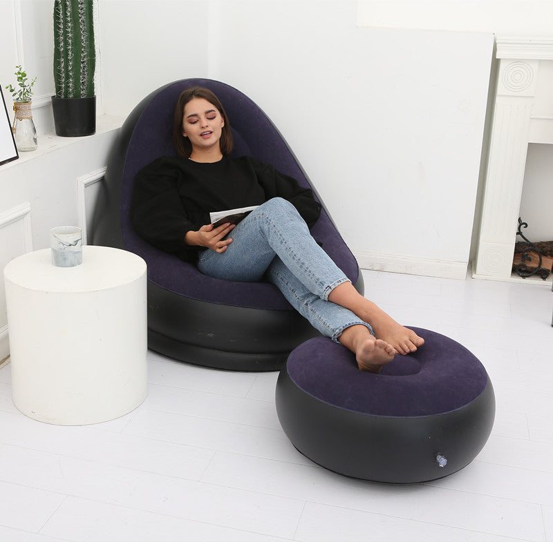 Lazy Bean Bag with Inflatable Folding Sofa - treasure supply