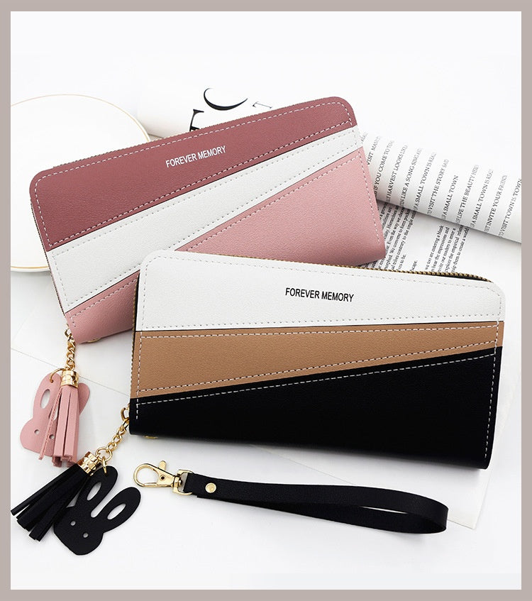 Women Leather Clutch Wallet Credit Card Phone Holder