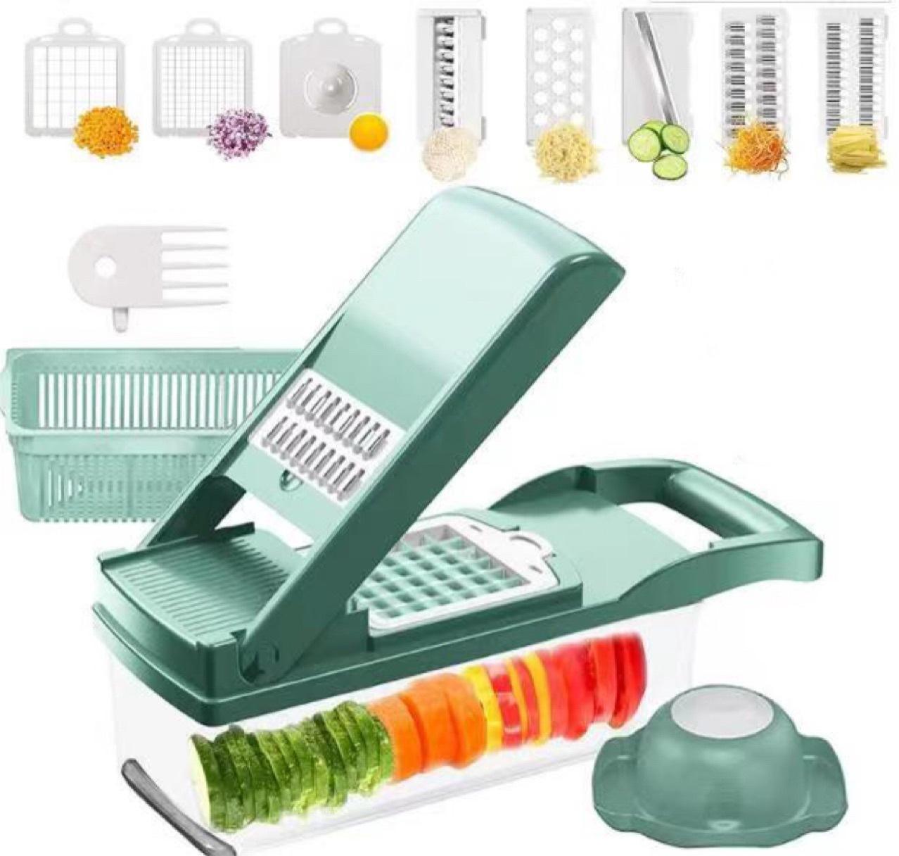 12 In 1 Vegetable Chopper Onion Cutter Vegetable Slicer - treasure supply