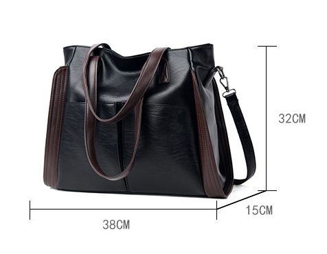 Large Capacity Soft Leather Crossbody/Hanhbag