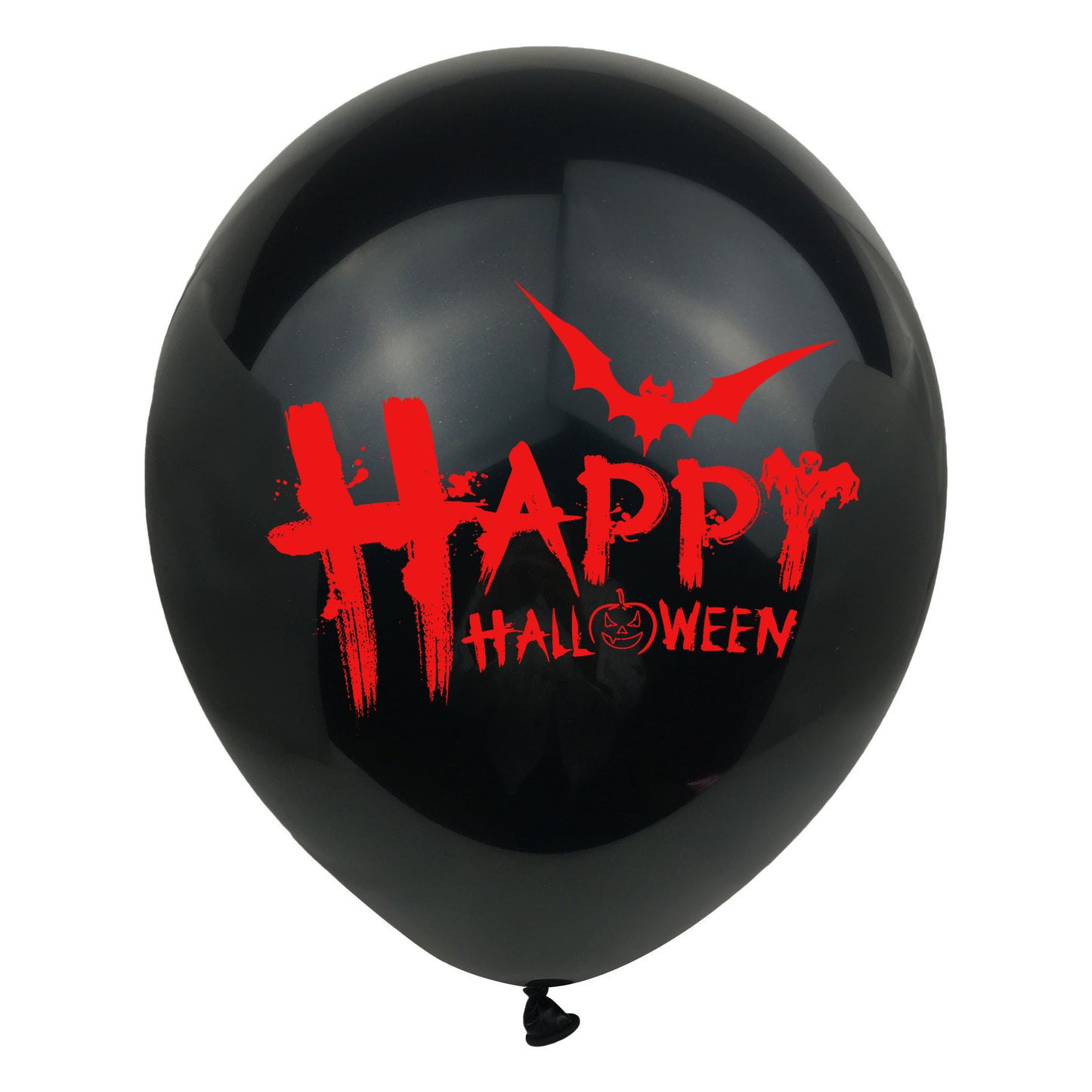 12 Inch 10xHalloween Latex Balloon Party Decoration - treasure supply