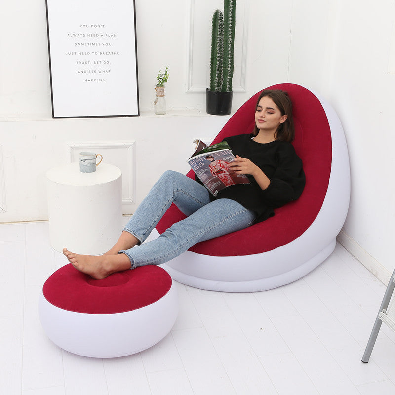 Lazy Bean Bag with Inflatable Folding Sofa - treasure supply