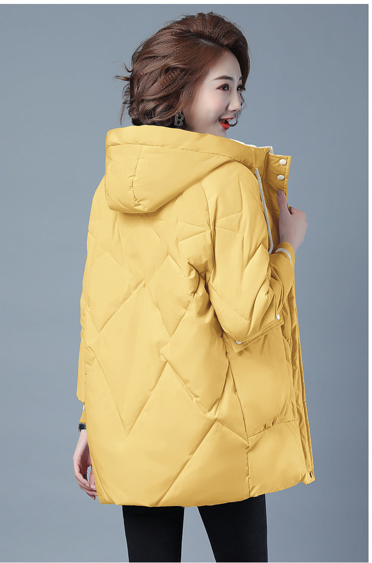 Women Thickened Puffer Jacket Winter Clothing - treasure supply