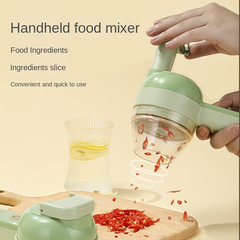 4 in 1 Handheld Electric Vegetable Cutter