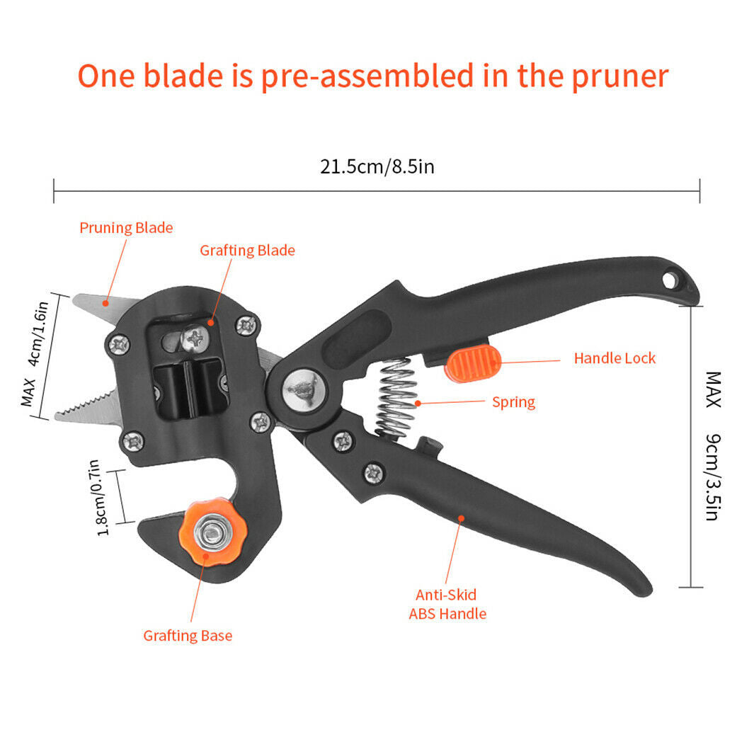 Garden Tree Grafting Knife Pruner Shears Scissors