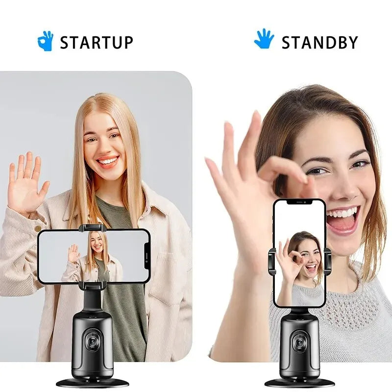 Auto Face Tracking Tripod with 360° Rotation