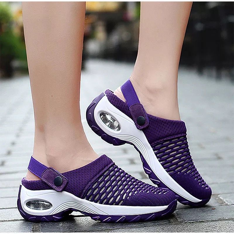 Women Mesh Slippers Beach Shoes Casual Sandals