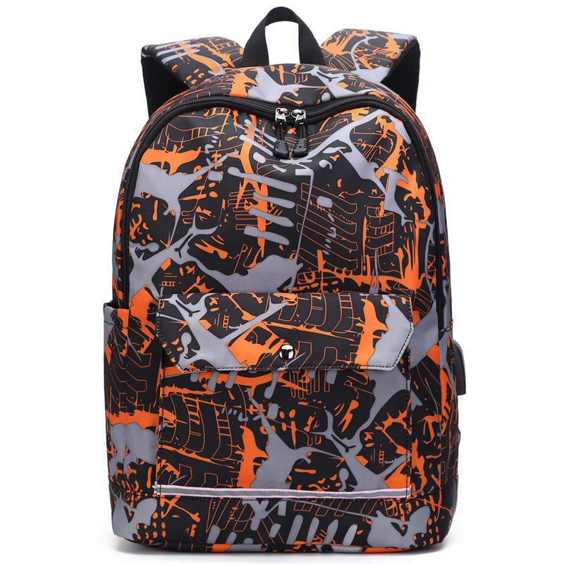 School Backpack Teenagers Rechargeable Bag - treasre supply