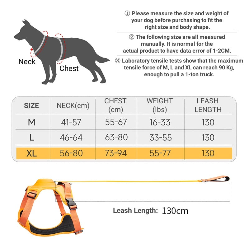 No Pull Dog Pet Harness Adjustable - - treasre supply