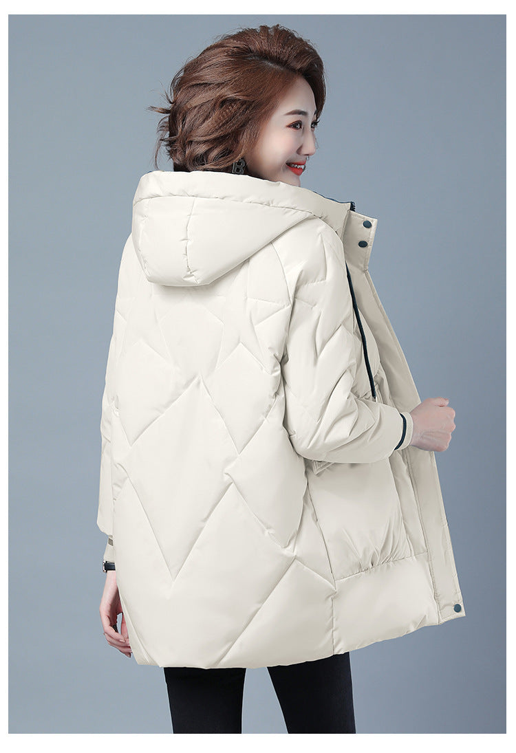 Women Thickened Puffer Jacket Winter Clothing - treasure supply