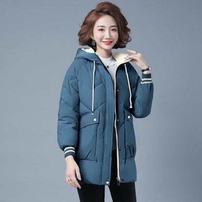 Women Thickened Puffer Jacket Winter Clothing - treasure supply