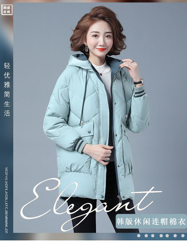 Women Thickened Puffer Jacket Winter Clothing - treasure supply