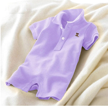 POLO Lapel Baby One-piece Romper treasure supply