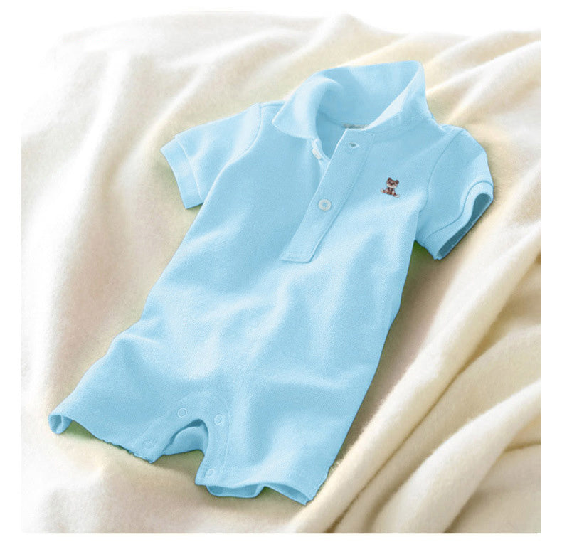 POLO Lapel Baby One-piece Romper treasure supply