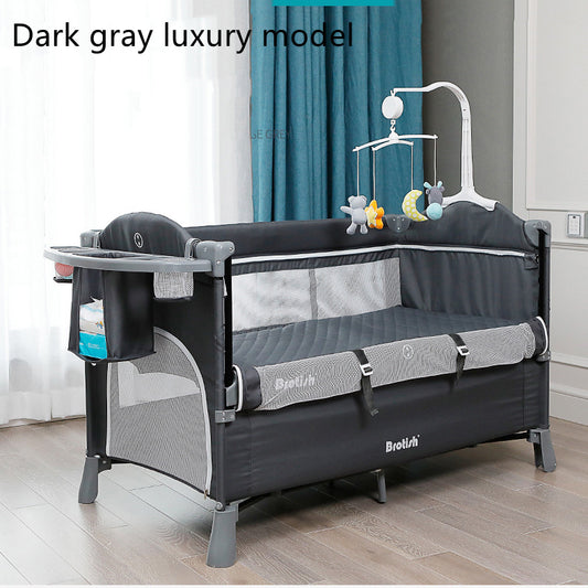 Multifunctional Baby Cot Splicing Large Bed Movable - treasure supply