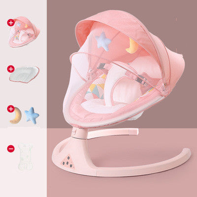 Adjustable Electric Baby Rocker Cradle Baby - treasure supply