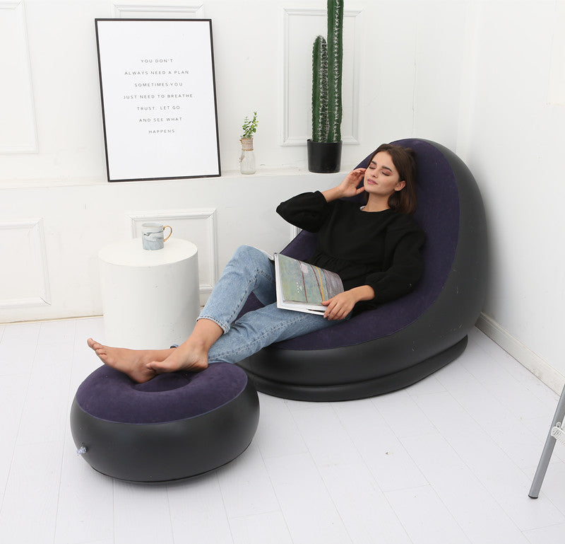 Lazy Bean Bag with Inflatable Folding Sofa - treasure supply