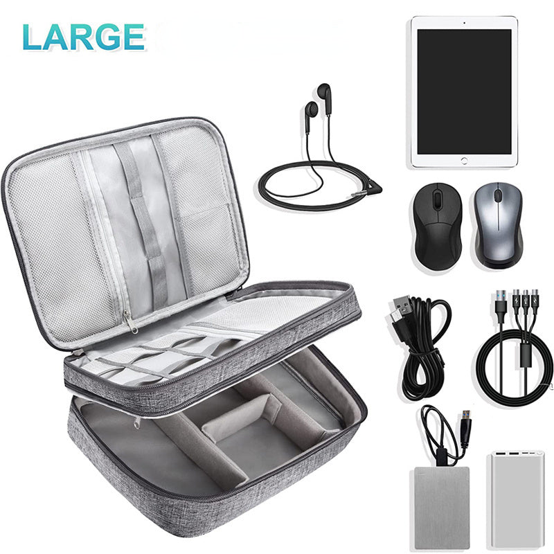 Electronics Travel Cable Organizer Bag Waterproof