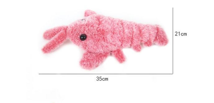 Pet Toys Electric Jumping Shrimp USB Charging