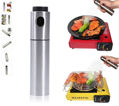 Stainless Steel Barbecue Spray Bottle - treasure supply