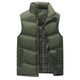 Men's Warm Down Quilted Vest Sleeveless Jacket Outwear