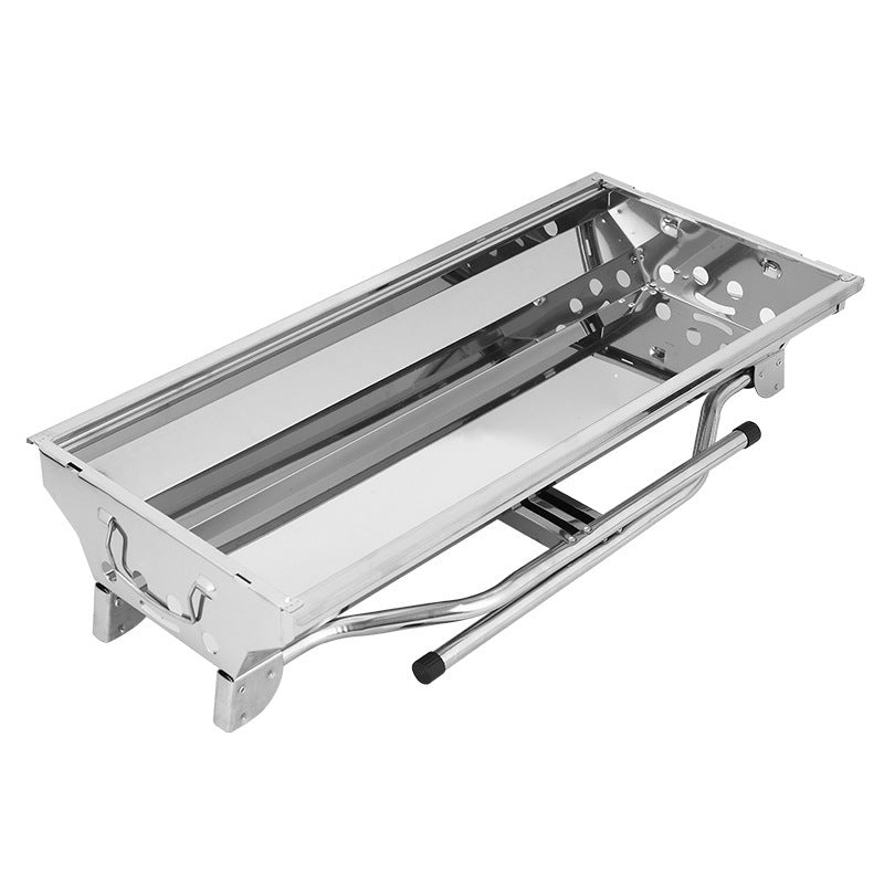 Outdoor Portable Folding BBQ Stainless Steel Grill